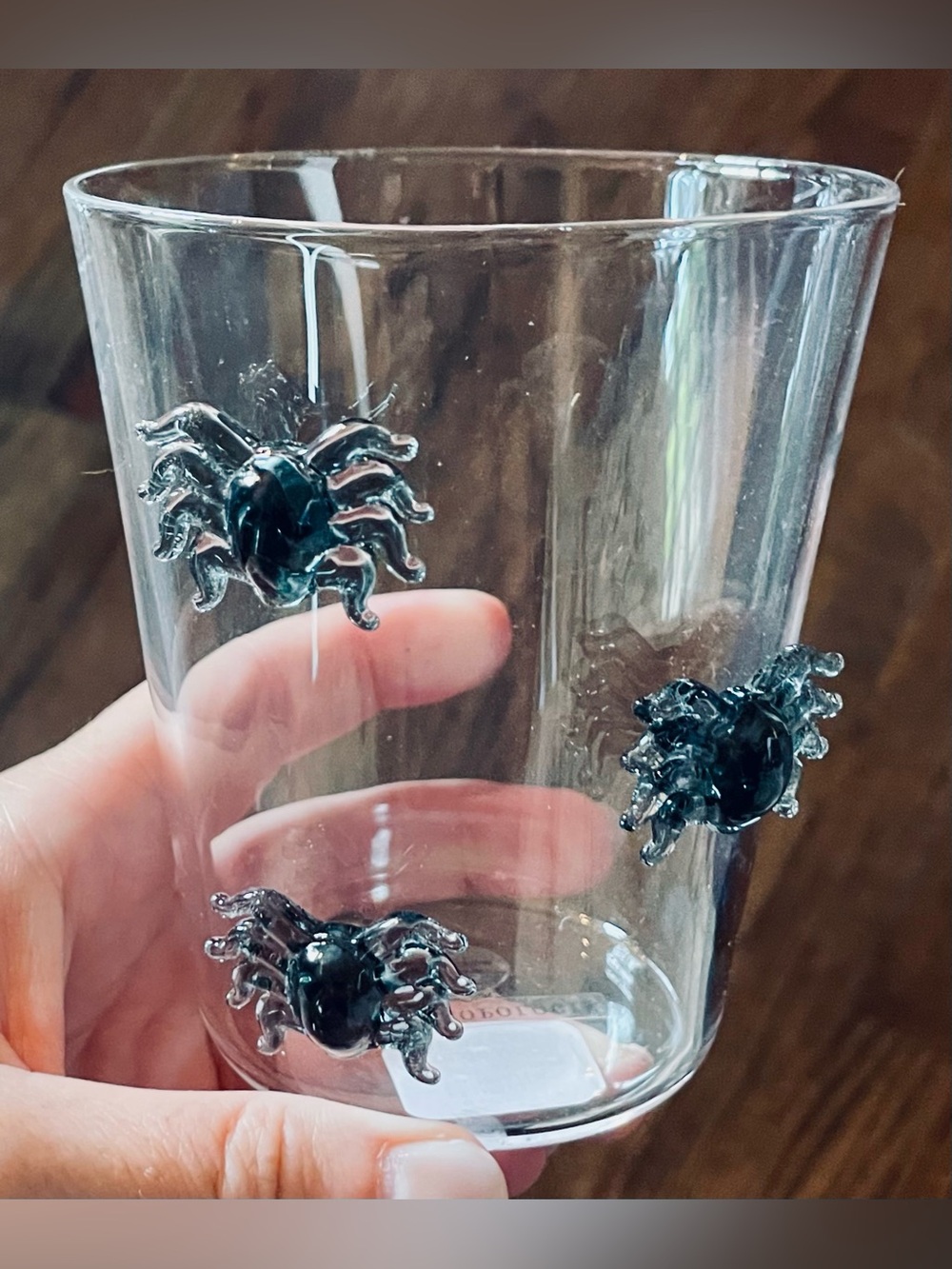 New Anthropologie 3D Spider Icon Juice Glass
